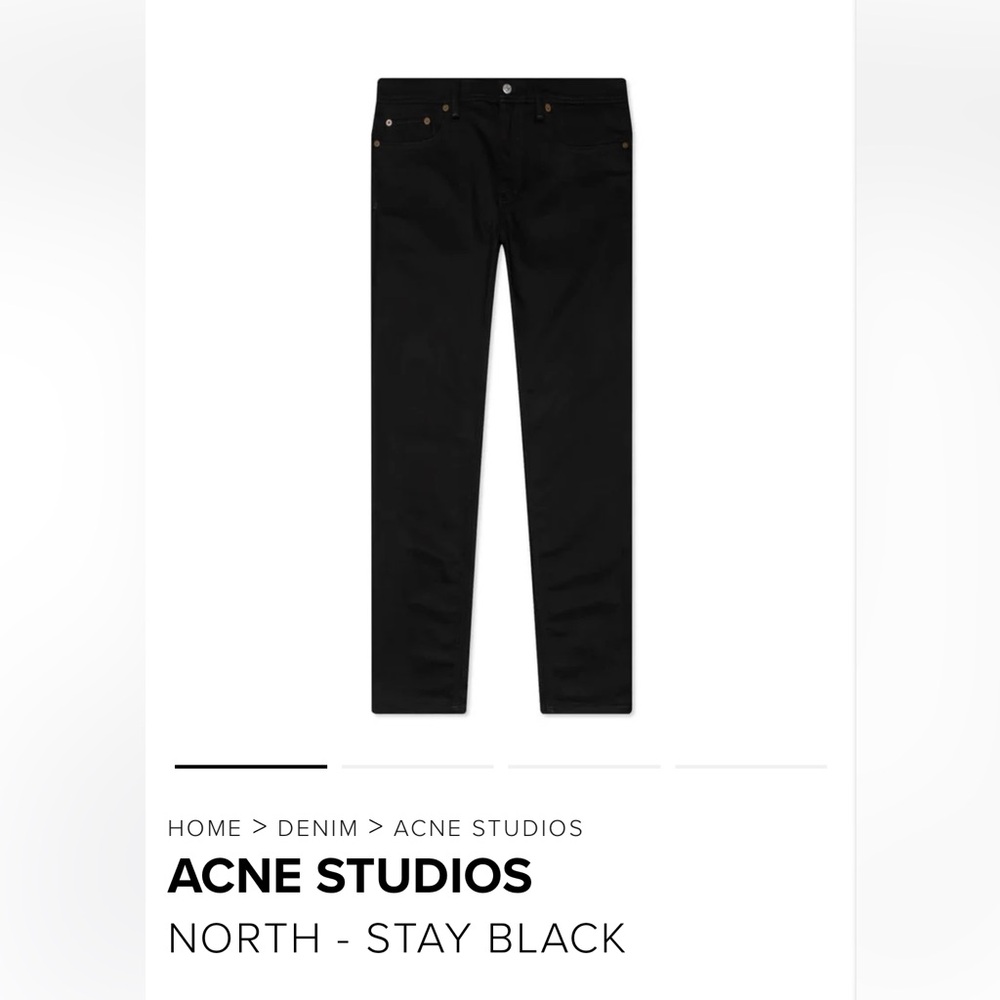 Acne North - Stay Black Jeans
